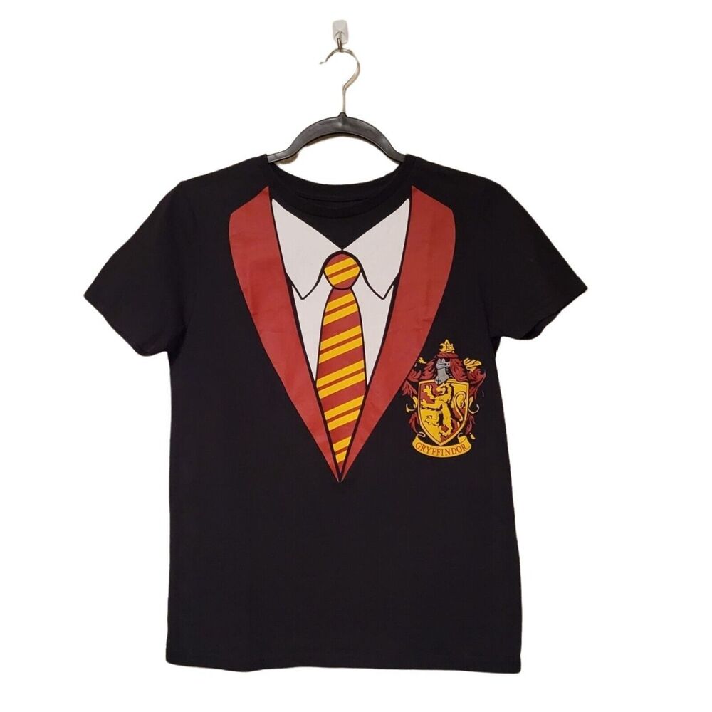 Harry Potter T-shirt Juniors L-Black-Gryfindor